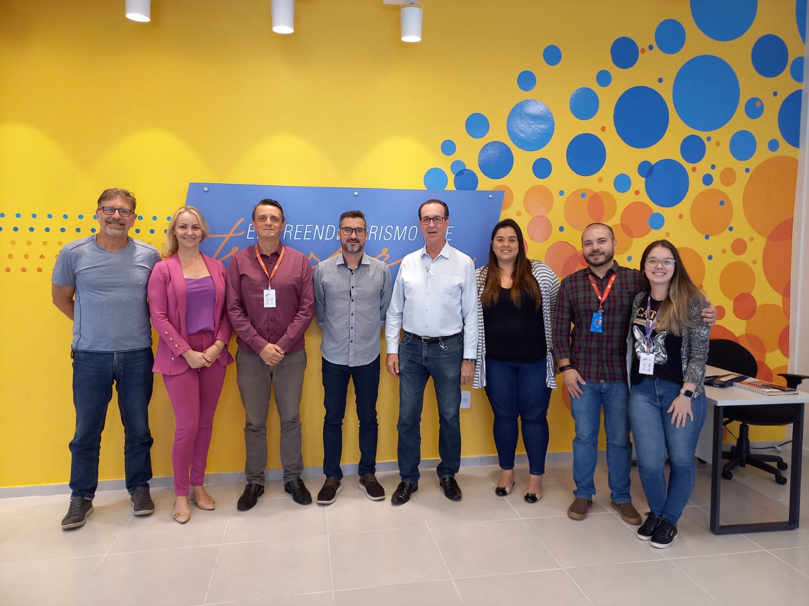 Vice-presidentes do Sindilojas visitam nova sede do Sebrae e se reúnem com novo gestor